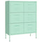 Lady Jillian -  Drawer Cabinet Mint 80x35x101,5 cm Steel